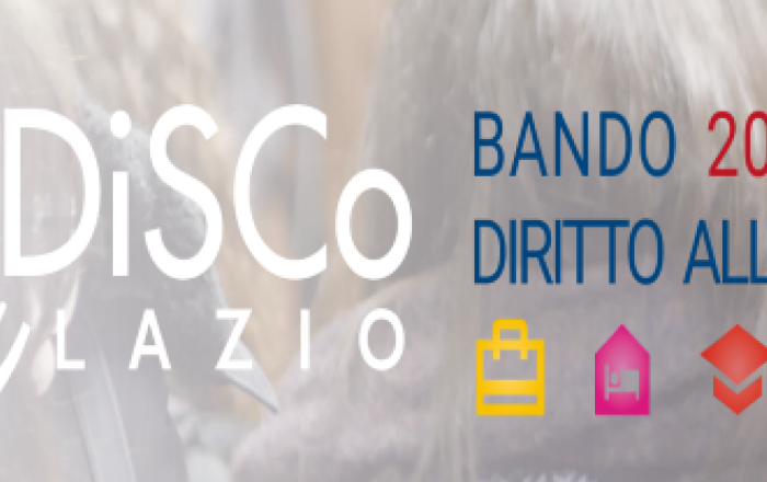 BANDO DIRITTO ALLO STUDIO 2021/2022 - DiSCo - Regione Lazio 