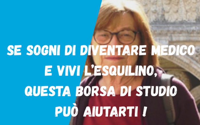 Borsa di studio Fondazione ENPAM 5X1000 in memoria di Paola Codato per uno studente che si iscriva per l’a.a 2025-26 al corso di laurea in medicina