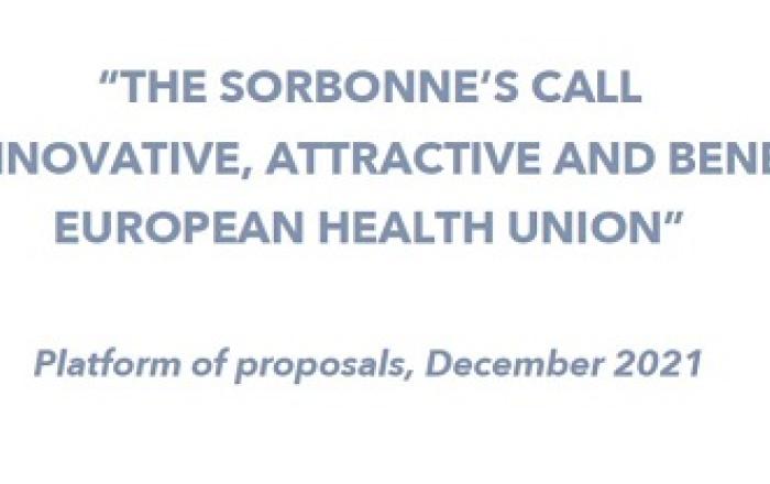“Grand European Symposium: Training, Research and Innovation in the Europe of Health”, Una proposta unitaria per il benessere e la salute. 